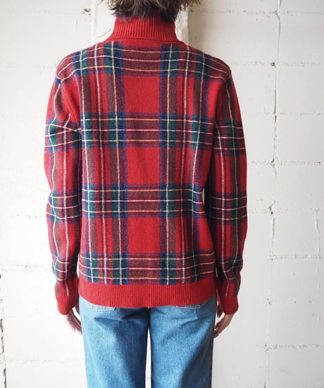 Ralph Lauren Turtle Check Knit REGN