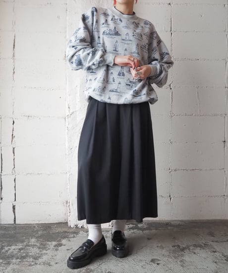 Light Lake Print Sweat GRNV