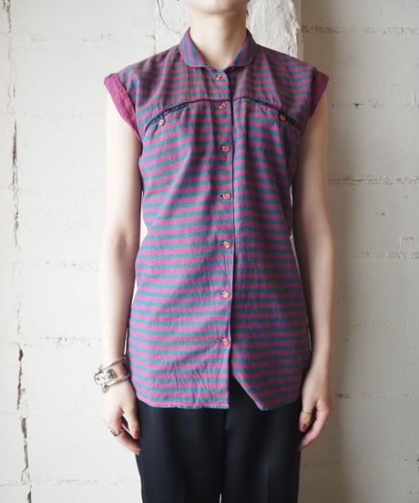 1980's N/S Border Blouse REGL