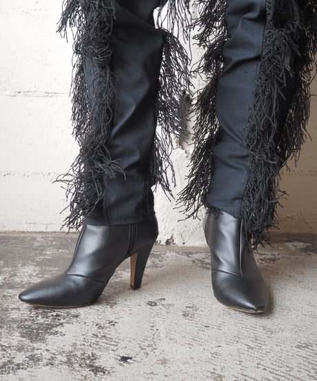 Fringe Line Design Pants BK