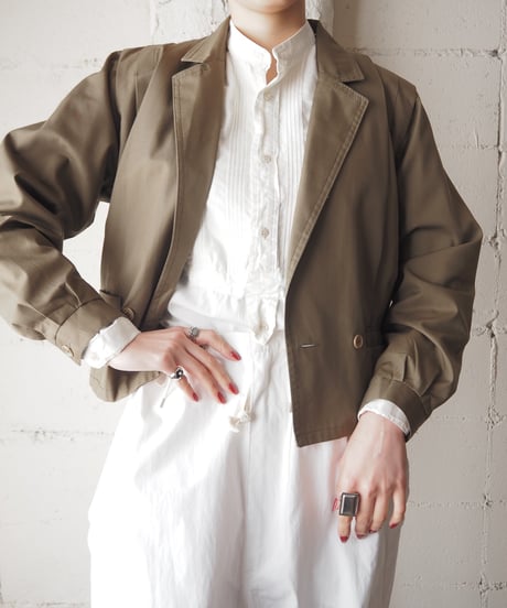 Pleated Bodice Tailored Jacket LBR