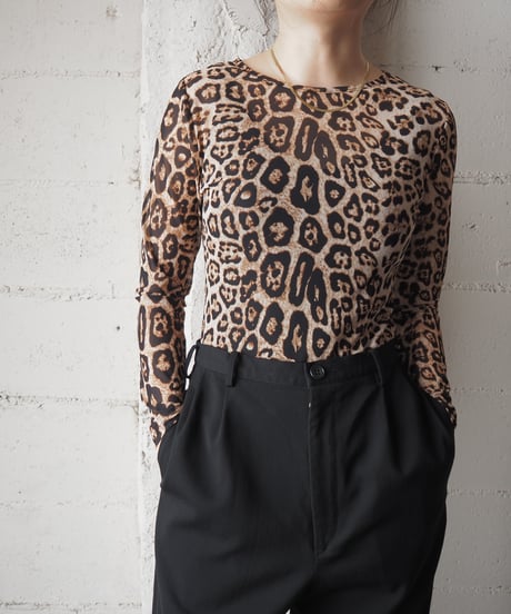 Leopard Sheer Cutsewn BE BR