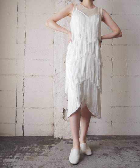 Vintage Fringe Camisole Dress WH