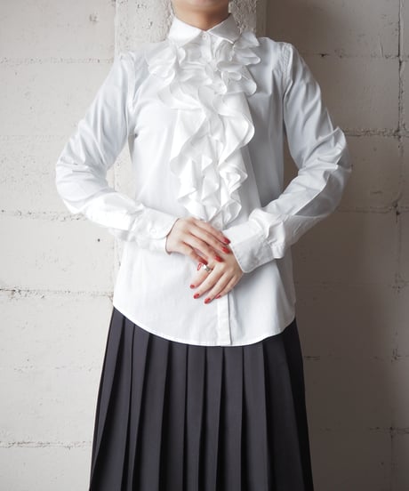 Ralph Lauren Frilled Placket Shirt WH