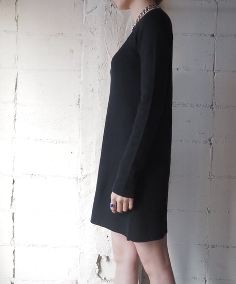 DKNY Long Knit BK
