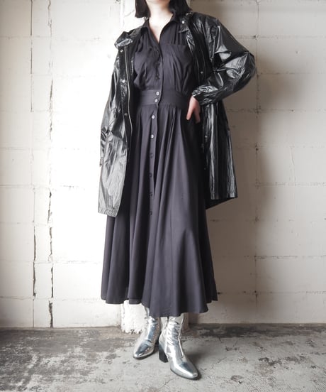 DKNY Nylon Mods Coat BK