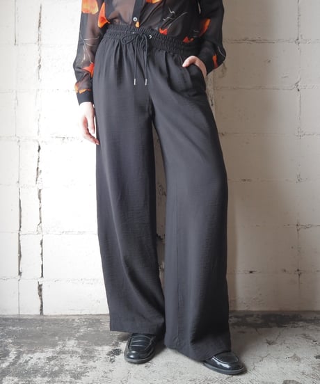 a new day Rayon Wide Easy Pants BK