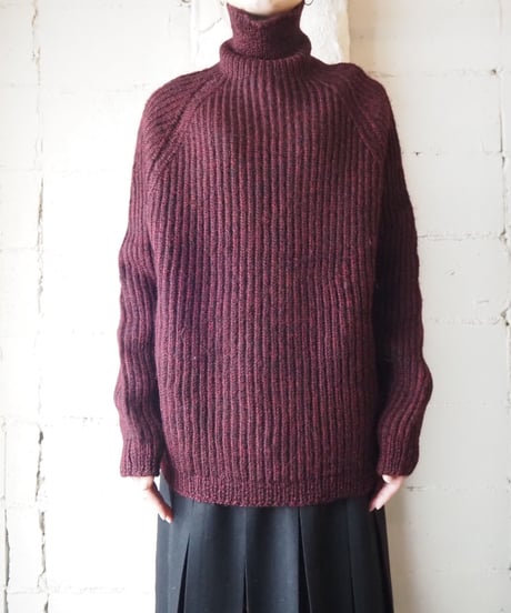 Turtle Neck Bulky Sweater BUR
