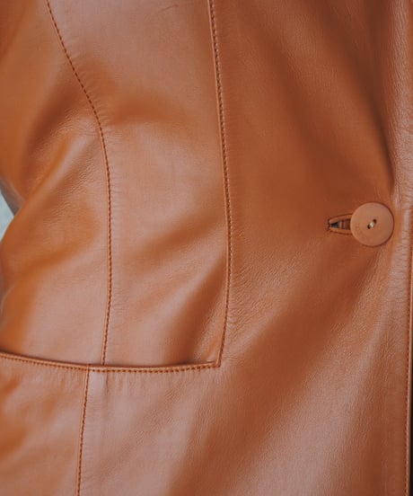 LOEWE Lamb Leather Tailored Jacket OR