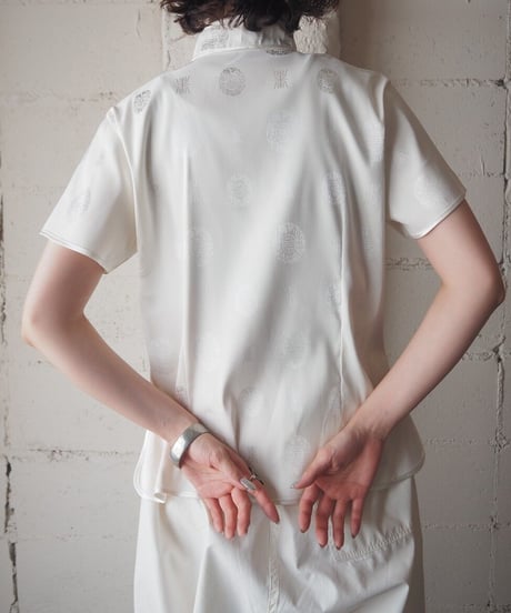 Jacquard Silk China Shirt WH