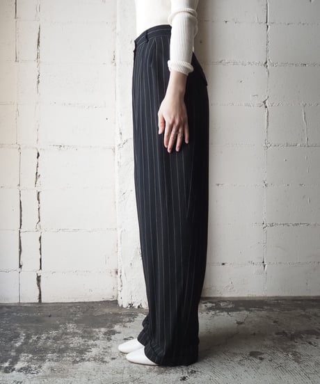 LAUREN Stripe Pants BK