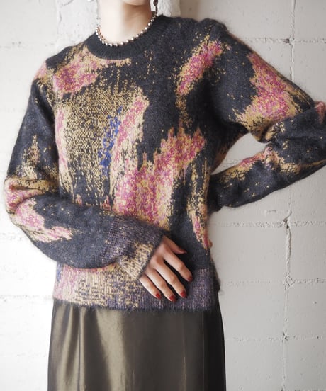 rag&bone Lame Mix Pattern Knit BKPI