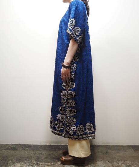 African Batik Zipup Dress BL