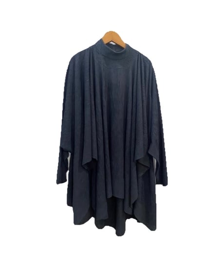 Dolman Sleeve Drape Stand Collar Tops BK