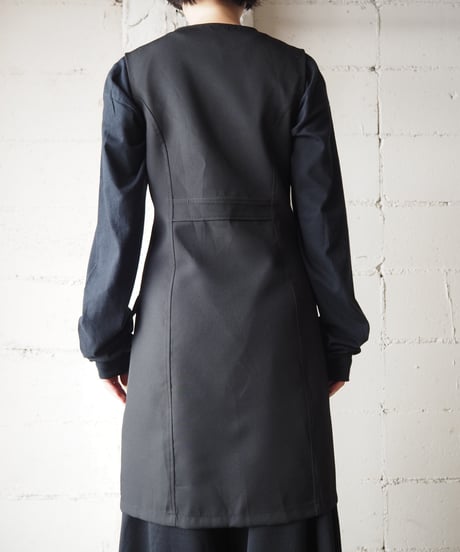 MAXSTUDIO Double Breasted Vest BK
