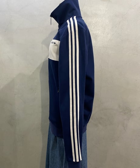 adidas High Neck Zip Up Jacket NV WH