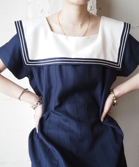 1980's Sailor Collar Dress