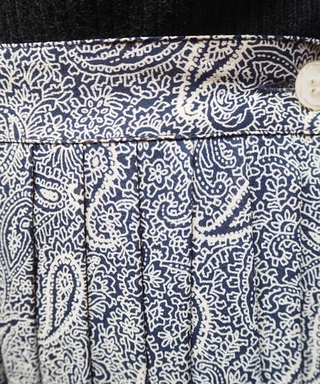 Paisley Tuck Wrap Skirt NVWH