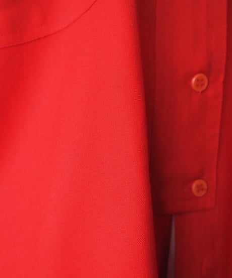 Stand Collar Rayon Shirt RE