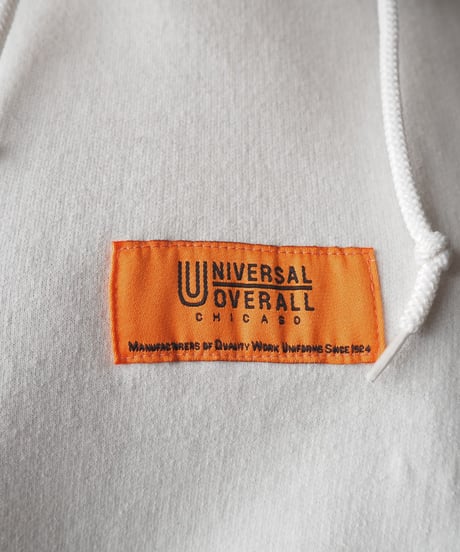 UNIVERSAL OVERAL Name Tag Design Hoodie WH