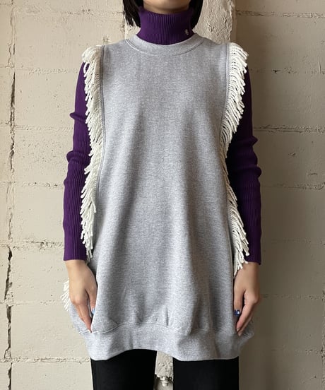 ORFEO MIX Sweat Fringe Vest GR