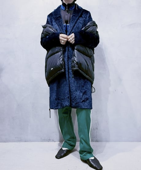 MSGM Velvet Chester Coat NV