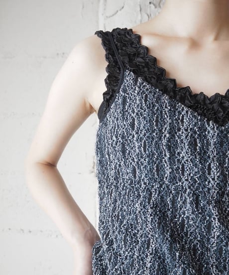 MIX Color Vneck Camisole BK GR