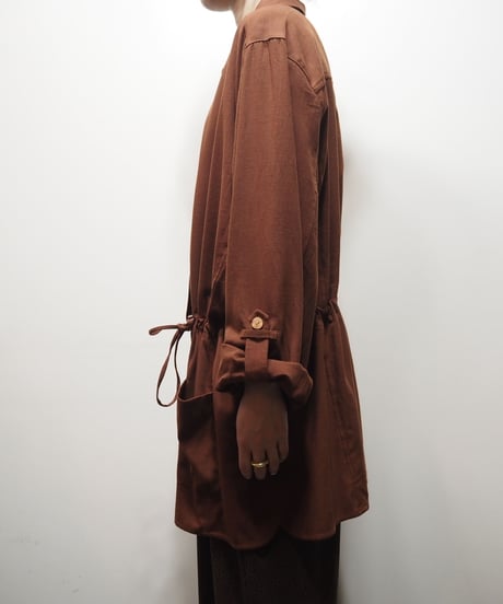 Drawstring Shirt Jacket BR