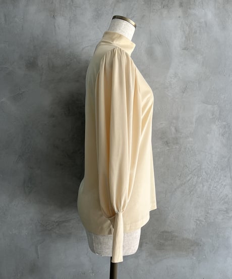 Stand Collar Volume Sleeve Blouse IV