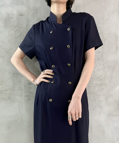 Mao Collar Sailor Dress NV