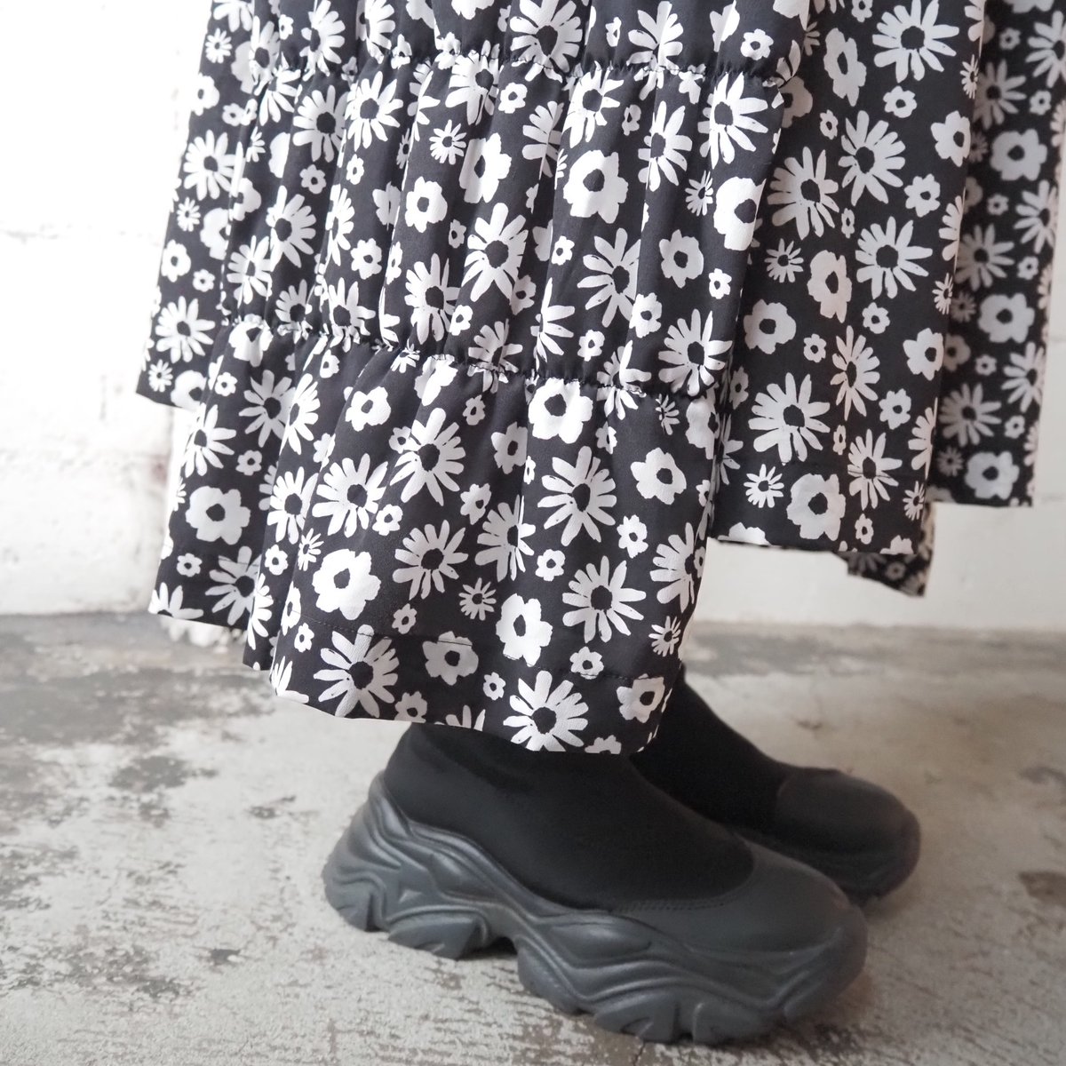 14ss comme des garcons flower skirt 変形 14ss comme des garcons flower skirt 変形