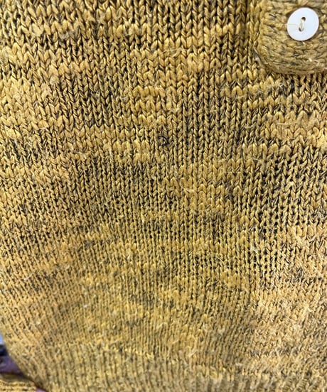 Many Button Mock Neck Knit YE
