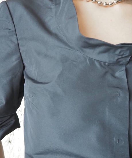 miumiu Stand Collar S/S Jacket BK