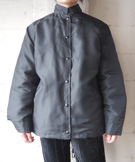 Boa Liner Snap Button Nylon Jacket BK