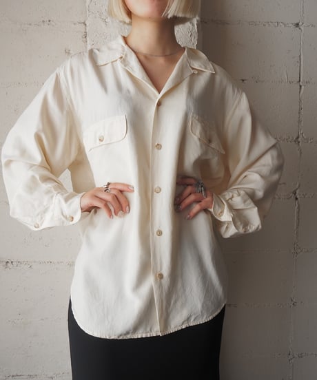 Ralph Lauren Open Collar Silk Shirt IV