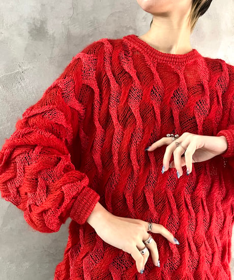 Twist Design Angola Long Knit RE
