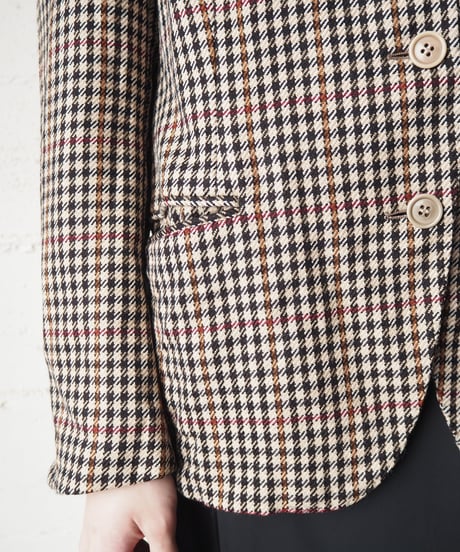 Glen Check Tailored Jacket BEBK