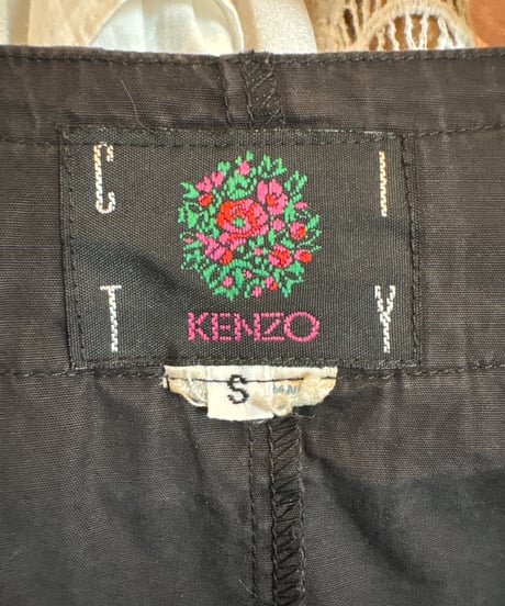 1980's KENZO Frill Blouse BK