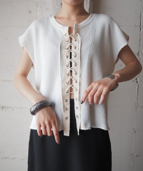 REMAKE French Sleeve Laceup Thermal WH