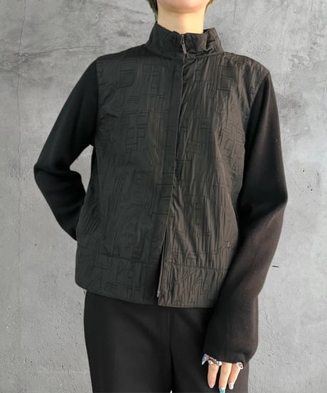 Burberry Switching Zip Up Jacket BK