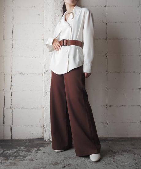 Lauren Long Sleeve Trench Coat Style Shirt