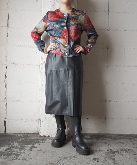 Multicolor Floral Pattern Tops REGNYE