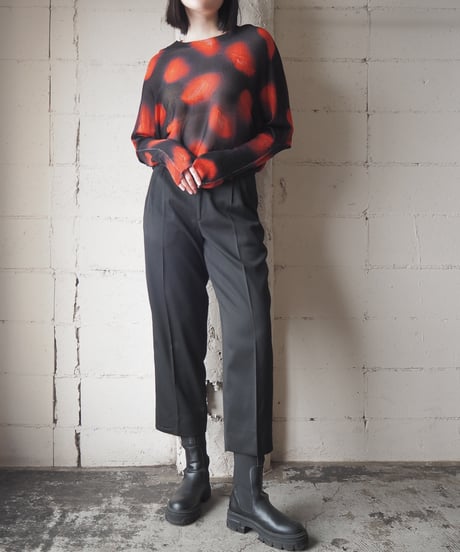 BIMBA Y LOLA Feather Print Knit BKRE