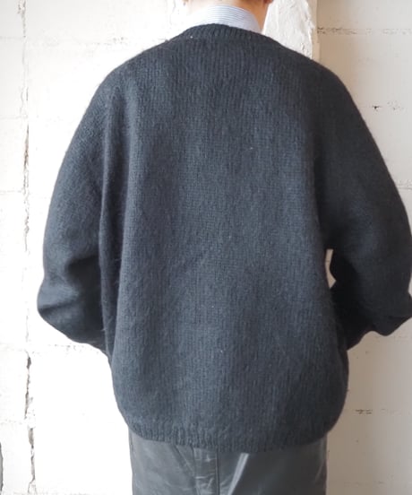 Mohair Vneck Cardigan BK