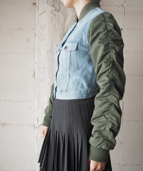 VERONICA BEARD Denim MA-1 Docking Jacket LBL KA