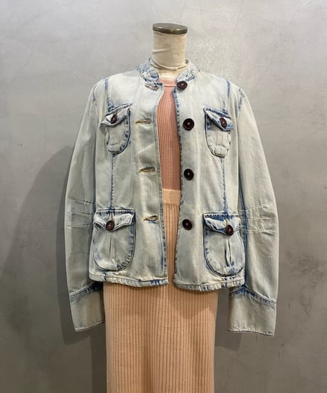 MARITHE + FRANCOIS GIRBAUD Yoke Design Denim Jacket LBL