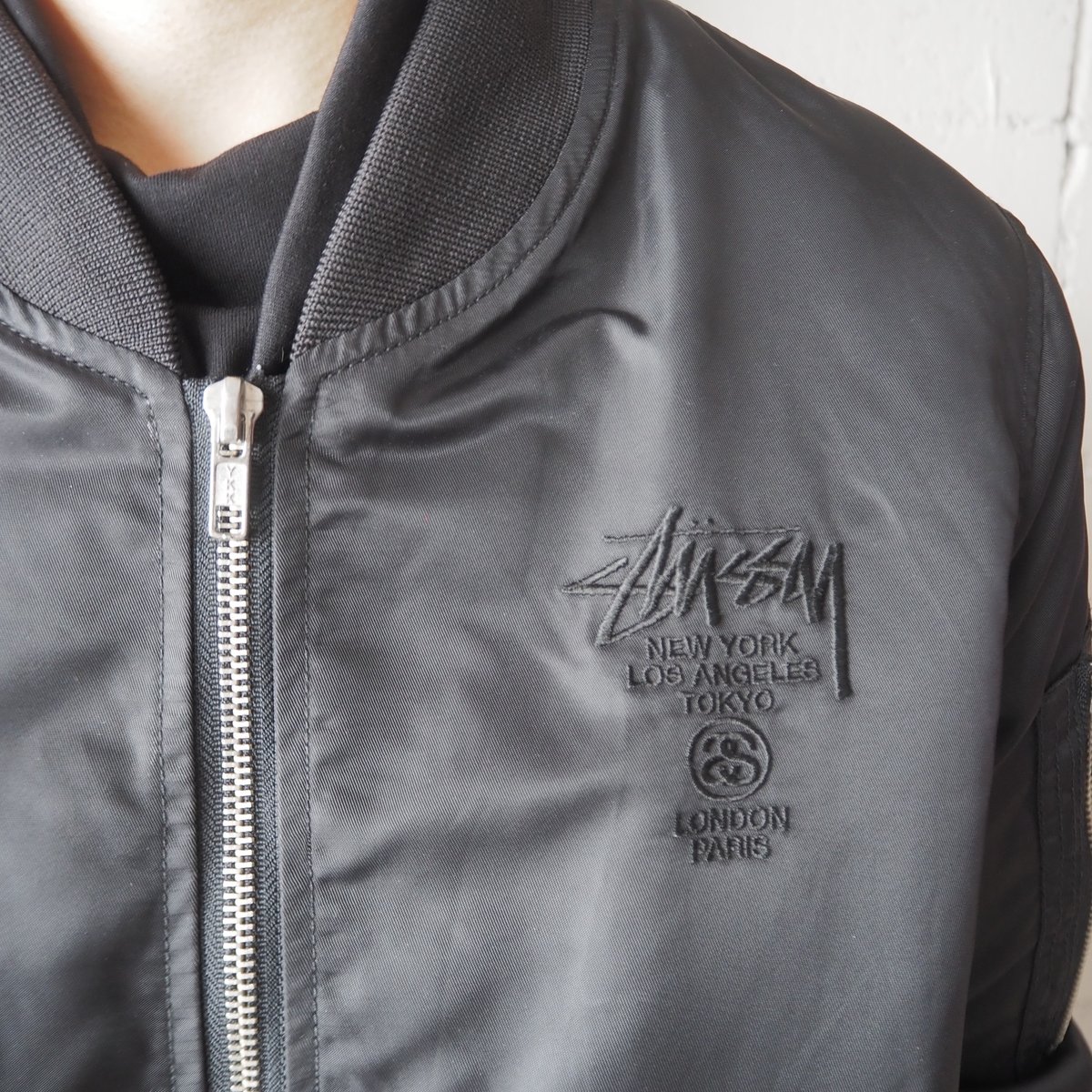 Stussy MA-1 Jacket BK | Orfeo Stussy MA-1 Jacket BK | Orfeo