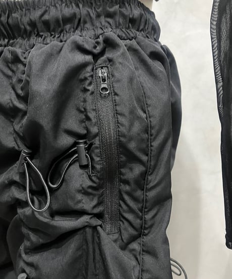 Many Drawstring Design Pants BK