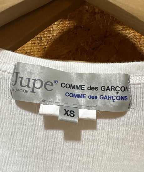 Comme des Garçons Jupe BY JACKIE Pearl Design Tee WH