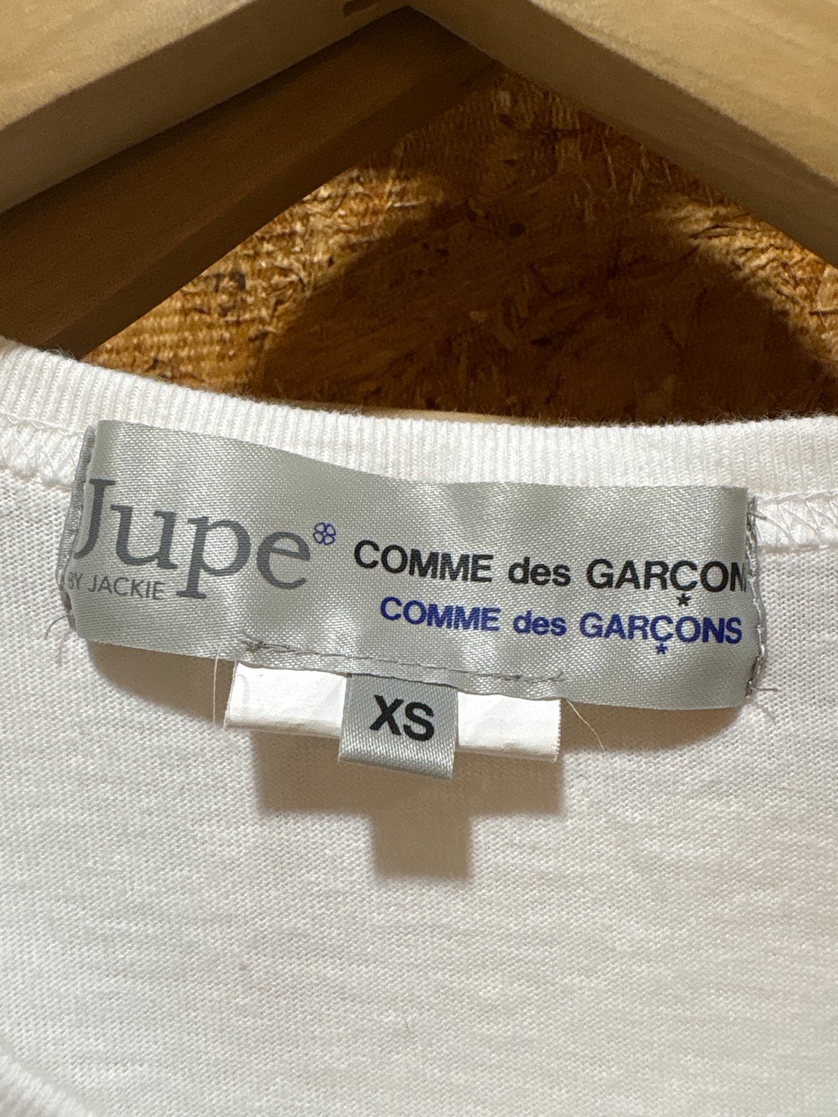 美品　JUPE comme des garçons by JACKIE Tシャツ Comme des Garçons Jupe BY JACKIE Pearl Design T